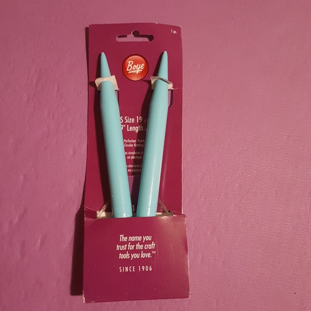 NEW Boye US 19 15mm Circular Knitting Needles